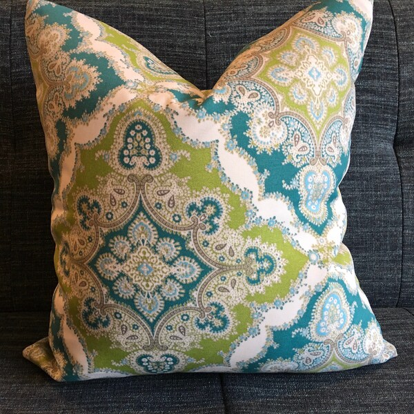 Turquoise Pillows Etsy