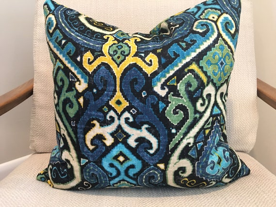 Turquoise and online gold pillows