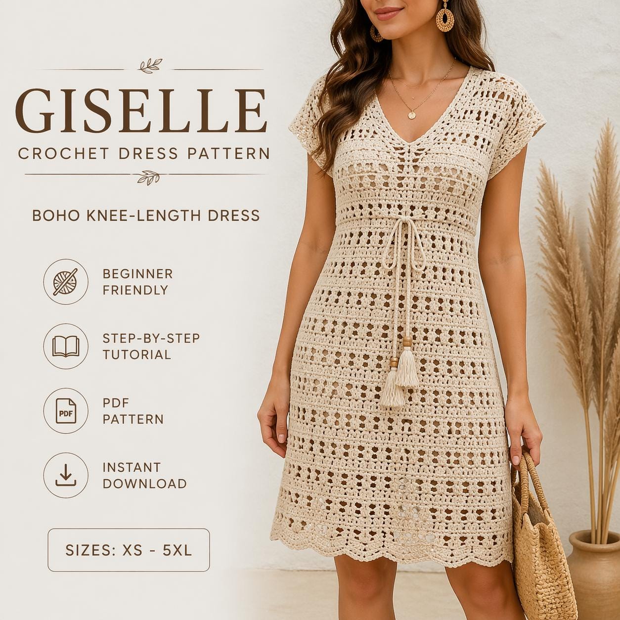40 Maxi Dress Crochet Patterns to Make Stunning Handmade Outfits 24 Boho Summer Maxi Crochet Dress