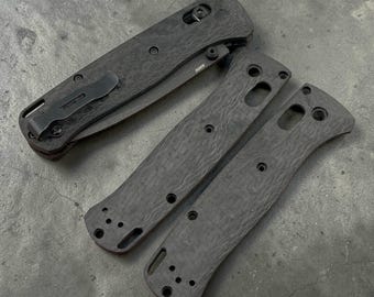 Custom Carbon Fiber Scales for Benchmade Bugout 535 Lightweight Replacement Handles