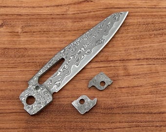 Premium 67-Layer VG10 Core Damascus Steel Replacement Blade for Leatherman MUT / MUT EOD