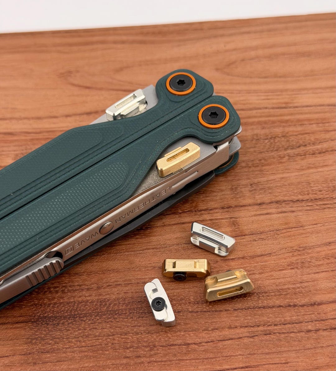 Thumb Grip Button for Leatherman Wave Alfa | Aluminum Brass Upgrade - Etsy