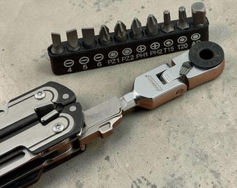 Bidirectional  Extension Ratchet  for Leatherman Bit Driver