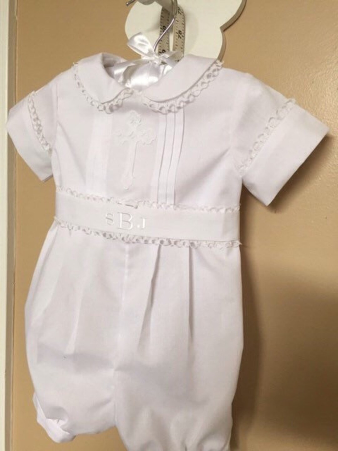 Boys Christening Robe & Bonnet 001176 - New Born Only