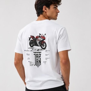 CBR 600RR Motorrad-T-Shirt | HONDA Racing T-Shirt mit Sportbike-Grafik