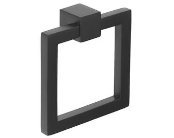 3" Square Ring Pull | Solid Sand Cast Brass Cabinet Handle, Modern Drawer Pull