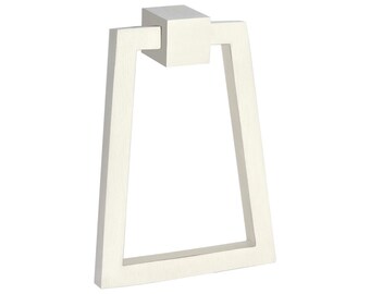 Triangle Ring Pull Handle | 2" x 3" x 4" Solid Brass Cabinet Drawer Pull
