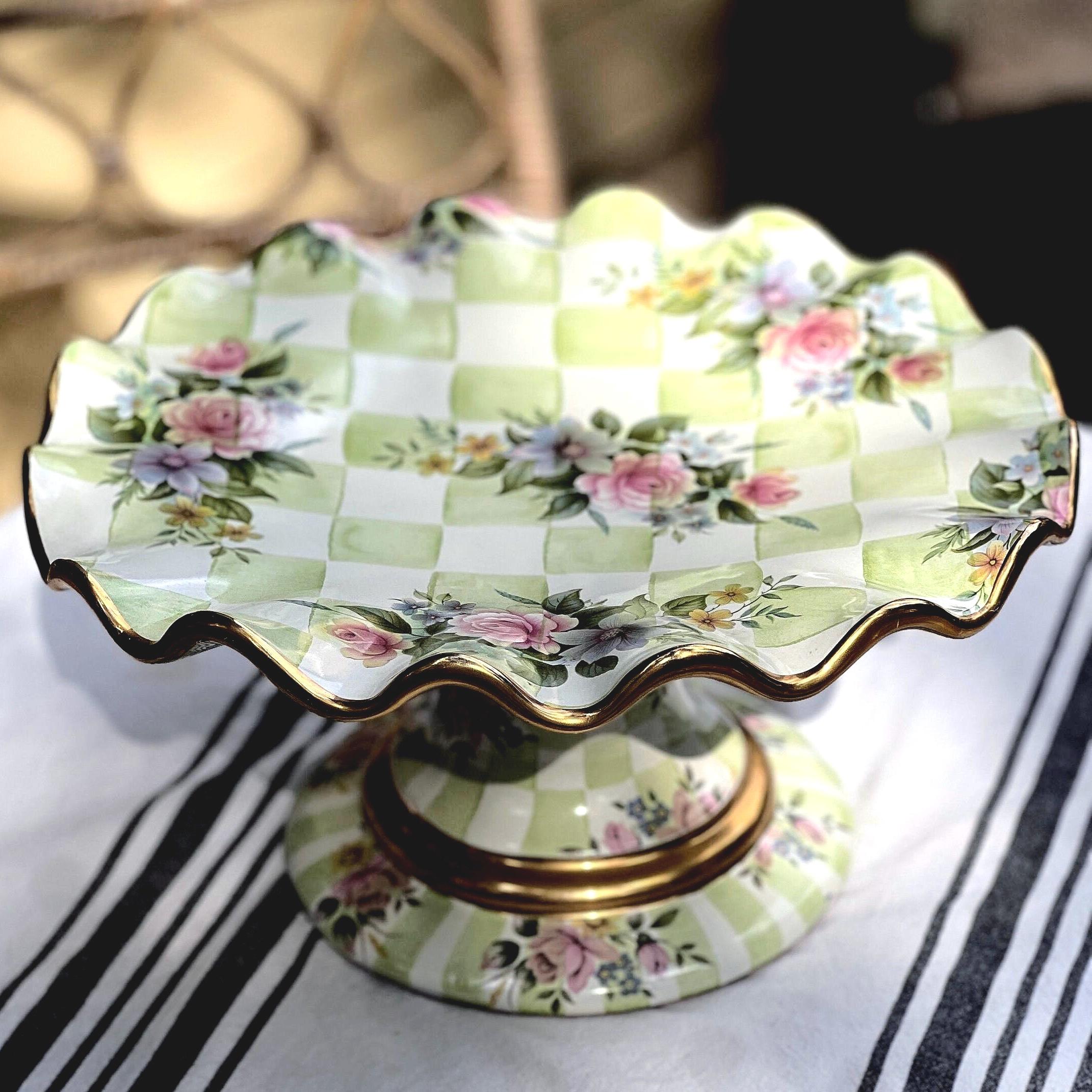 Mackenzie Childs Cake Stand - Etsy