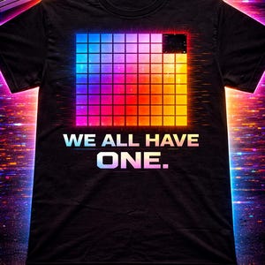 We All Have One T-Shirt | Color Grid Retro Graphic Tee