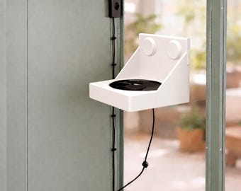 Kit de ventilador magnético para invernadero/Soporte de vidrio de un solo panel, flujo de aire para gabinete de plantas