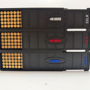 Stackable 22LR ammo storage container
