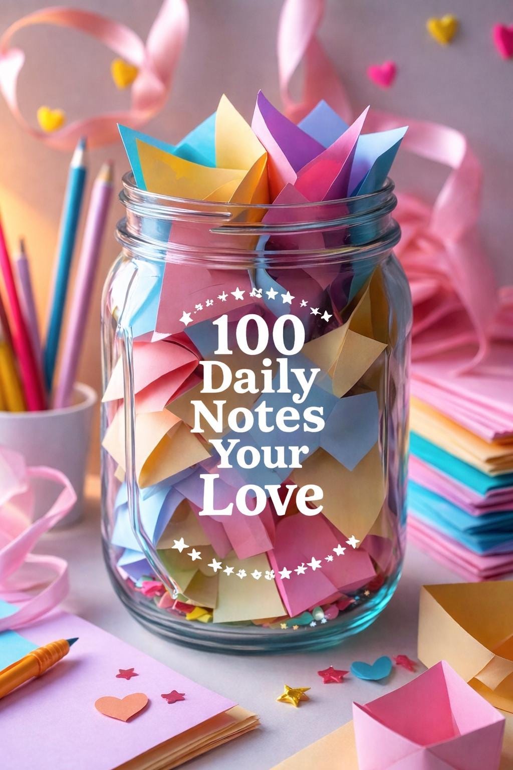 100 French Love Notes Jar for Boyfriend, Romantic DIY Gift (editable ...