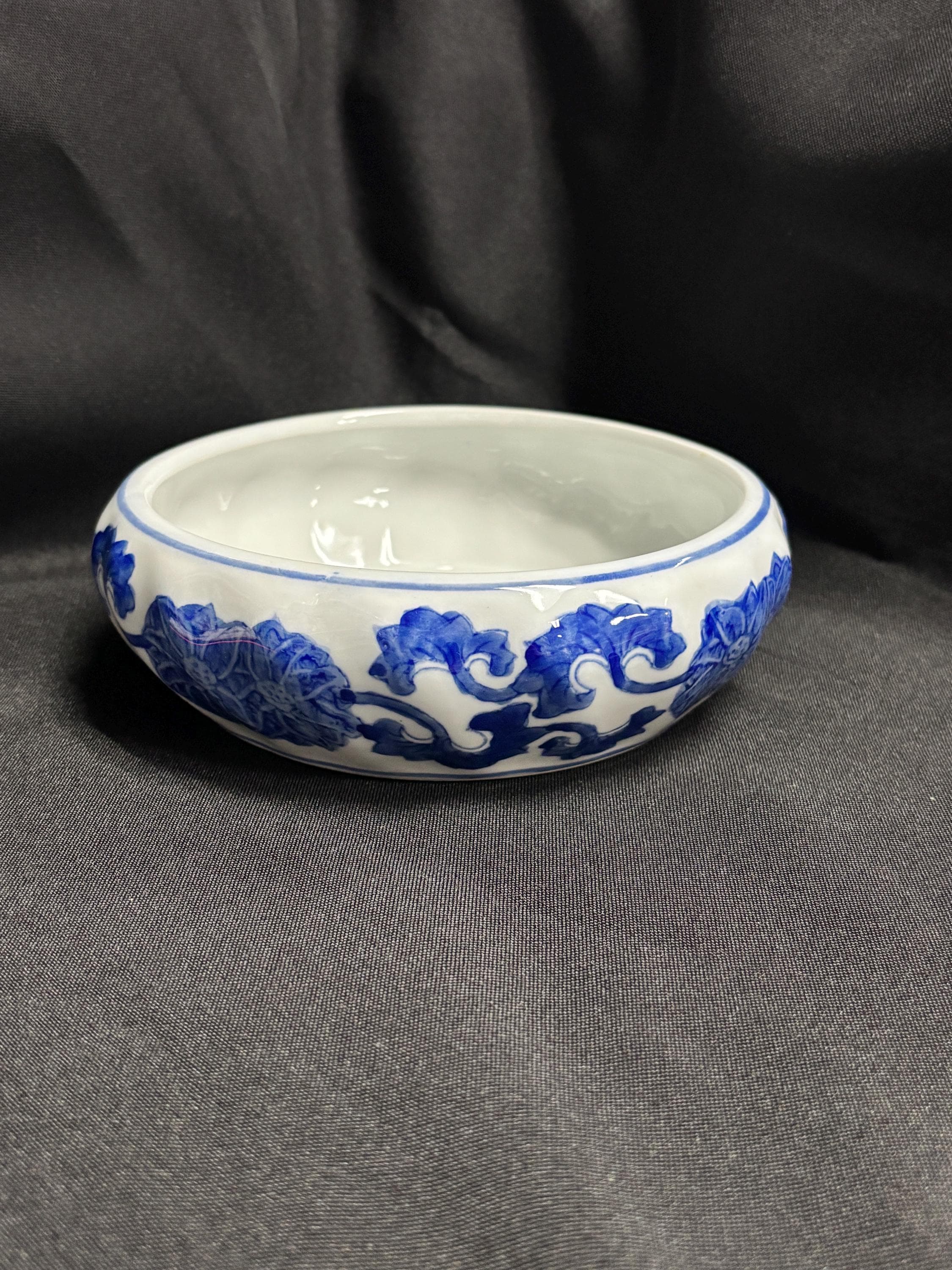 Antique Chinese Blue Bowl - Etsy