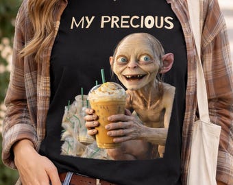 Iced Coffee PNG, My Precious Meme Parody Design (Digital Download)