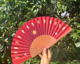 Zonnewaaier - Intens Rood