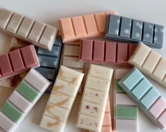 Soy Wax Melt Snap Bar| Small‑Batch| Strong fragrance| Hand-poured