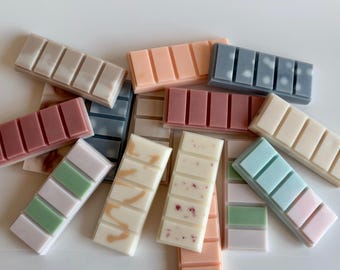 Soy Wax Melt Snap Bar| Small‑Batch| Strong fragrance| Hand-poured