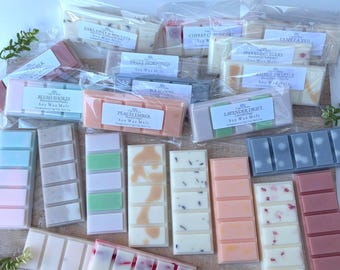 Soy Wax Melt Snap Bar| Small‑Batch| Strong fragrance| Hand-poured