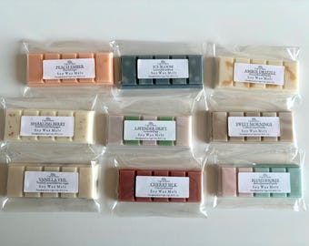 Soy Wax Melt Snap Bar| Small‑Batch| Strong fragrance| Hand-poured