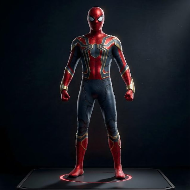 Spiderman Action Figure 17cm PVC Collectible Toy, Cartoon Style Model Kids Display Décor image 4