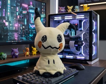 Mimikyu Ghost Disguise Plush Toy: Cartoon Inspired Stuffed Animal Doll