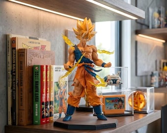 Goku Super Saiyan Action Figure: Dragon Ball Warrior Model (16cm PVC)