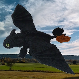 Toothless Dragon Night Fury pattern in PDF image 5