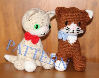 Crochet cat - Pattern in PDF