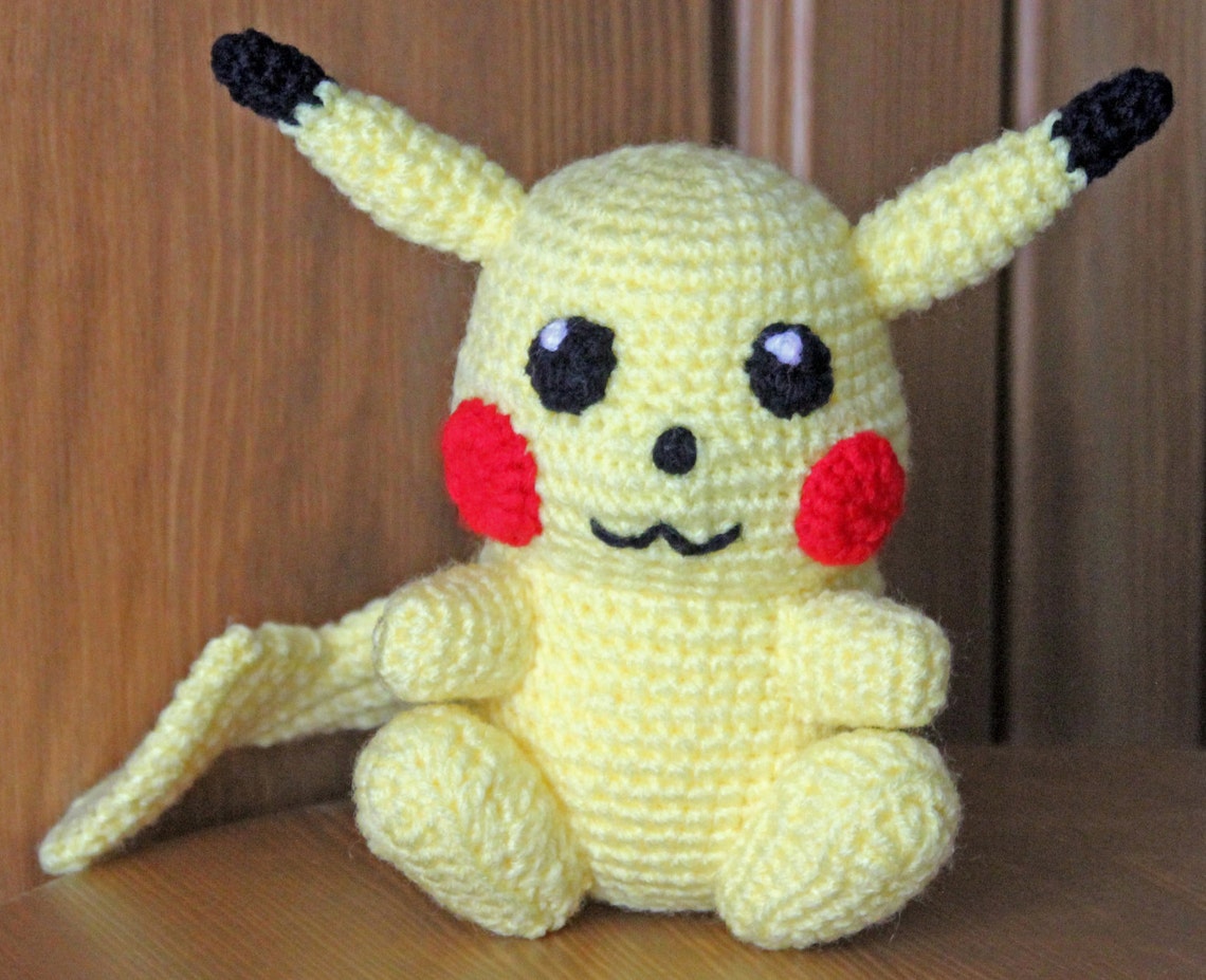 Crochet Pokemon Pikachu Pattern in PDF Etsy