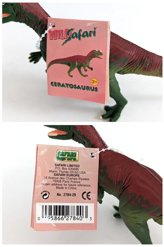 Safari Ltd. Ceratosaurus Dinosaurier-Figur – Handbemalt, Detailreich, Für Sammler & Spiel