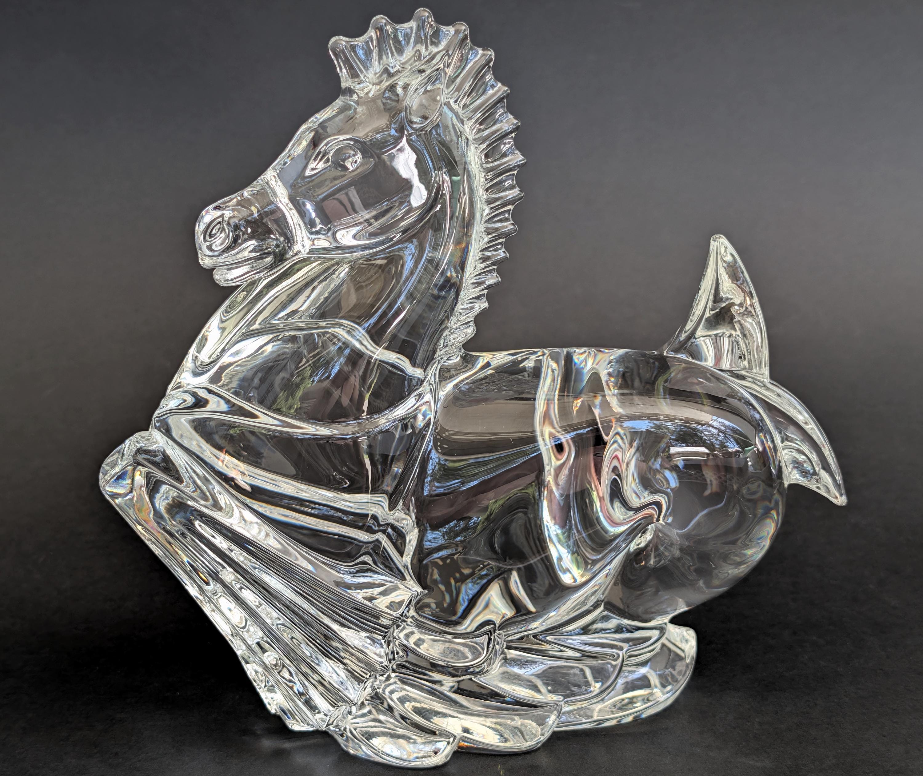 Steuben Glass Horse - Etsy