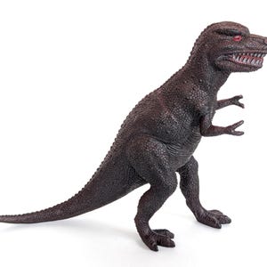 1990s Vintage Plastic Tyrannosaurus Dinosaur Toy- 7 3/4
