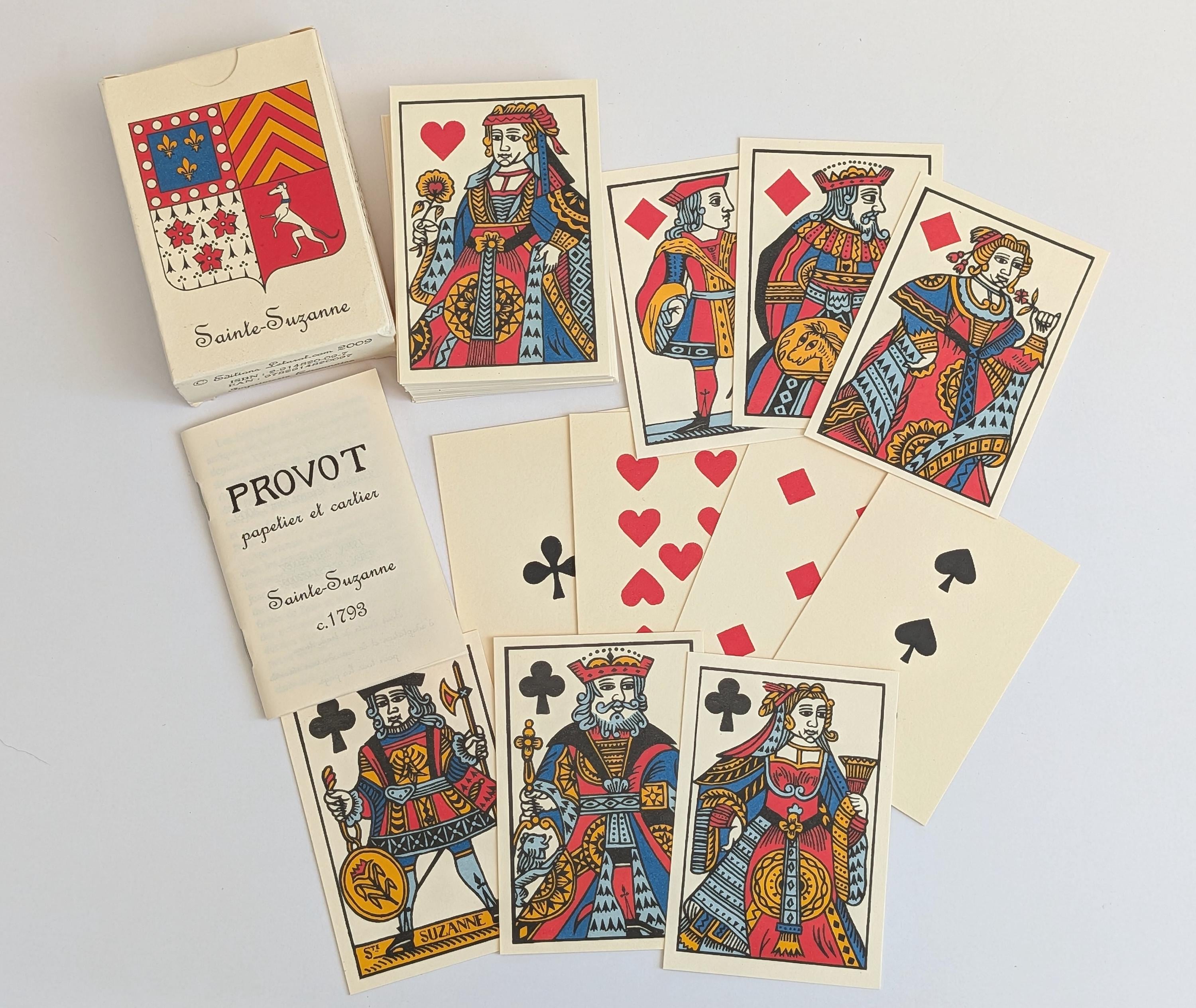 Antique French Playing Cards - Etsy