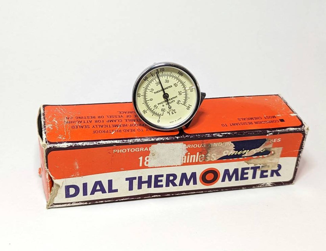 Vintage Photography & Utility Dial Thermometer Made in Japan W