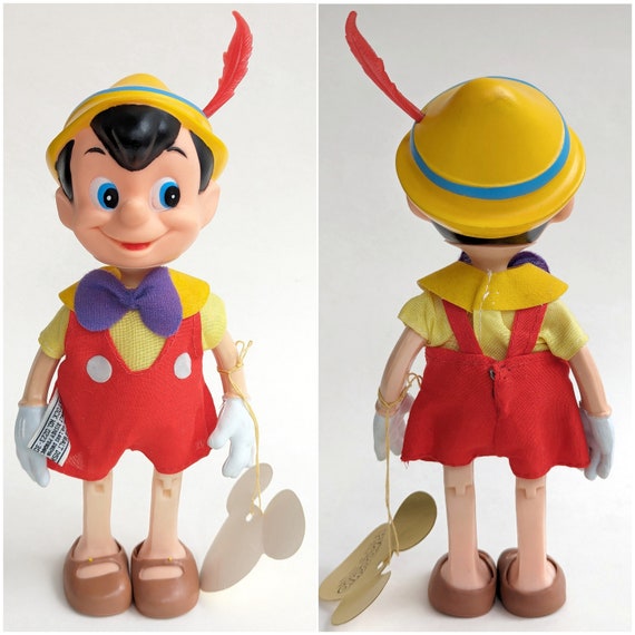 ヤングエポック　WOODEN ＤＯＬＬ　ピート　バンビ　ピノキオ Vintage 1970s Walt Disney Productions Pinocchio Doll R