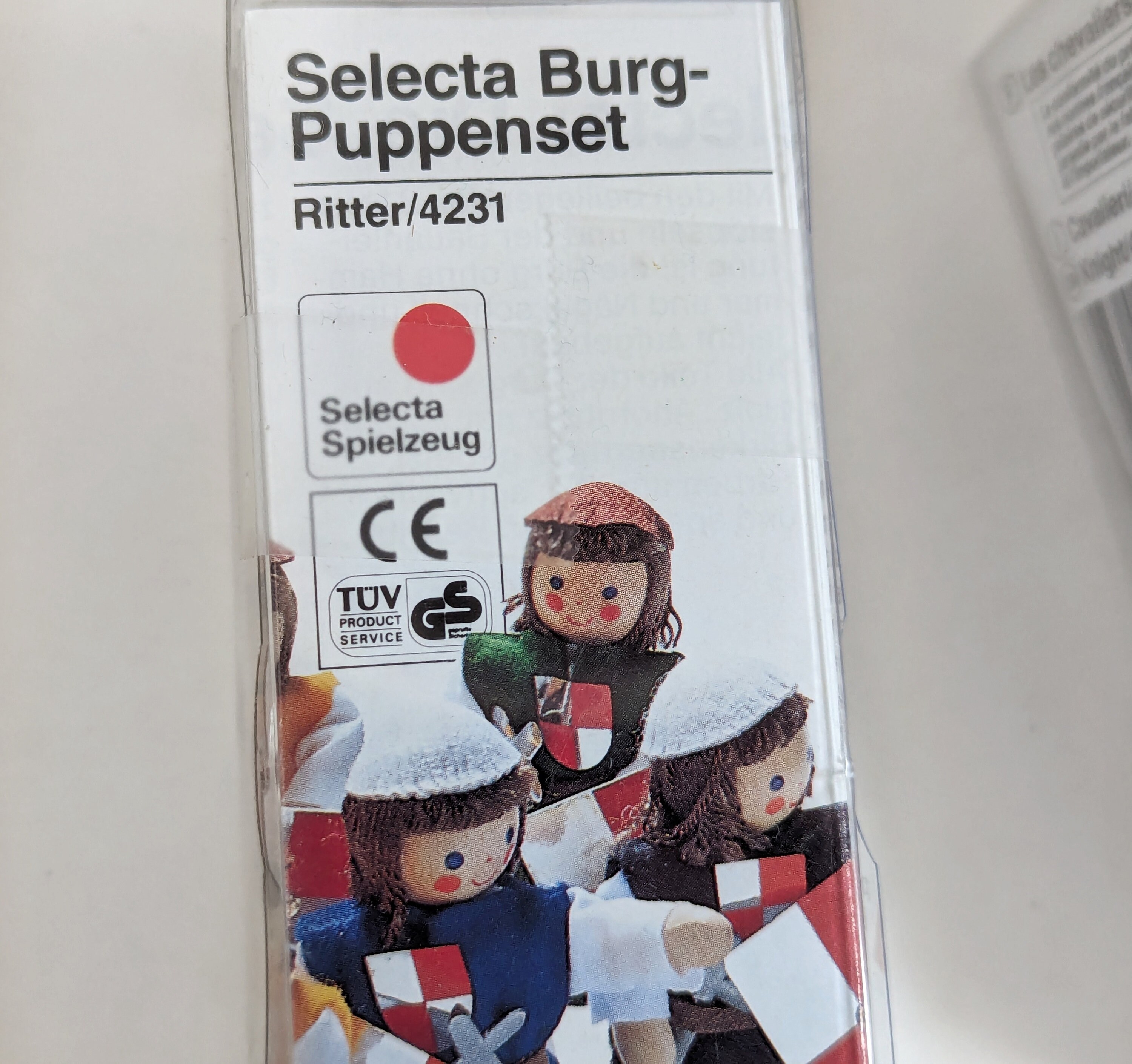 selecta spielzeug Pr. of Vintage SELECTA SPIELZEUG Knight Doll Toys in Original Box- Made