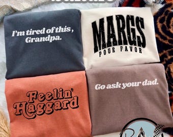 Mystery Comfort Colors T-Shirt Bundle (2 Pack) | Trendy Graphic Tees | Random Shirt Bundle | Funny & Relatable Tees | Soft Vintage Style