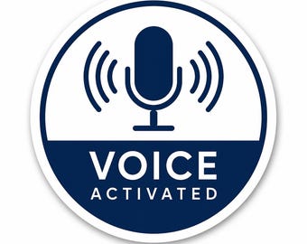 Voice Activated sticker