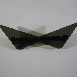 Medium V round bottom cheek pointy anime cosplay costume glasses