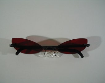 Red cosplay glasses slim cat cosplay costume glasses V1.1