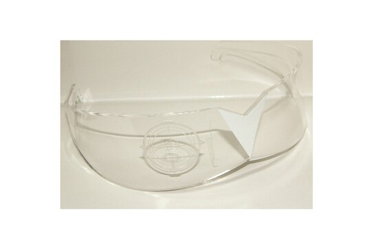 Anime Cosplay Clear Engraved HUD Target 
