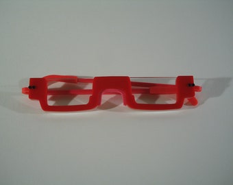 Anime Open top red under frame costume cosplay Glasses