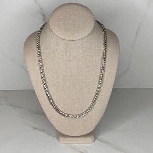 Python Weave Chain Necklace, Handmade .999 Fine Silver Chain, Solid Silver Link, Minimalist Unisex Jewelry, Gift for Him