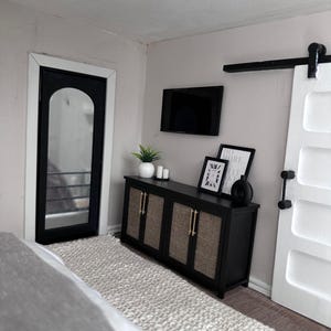 1:12 Modern Dollhouse Furniture – Nightstand, Dresser, Luxury Decor Set