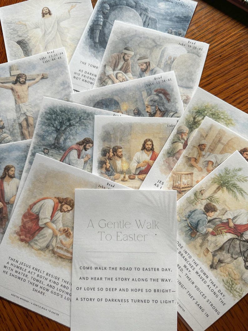 Christian Easter Unit for Kids | Holy Week Printable | Easter Story ...