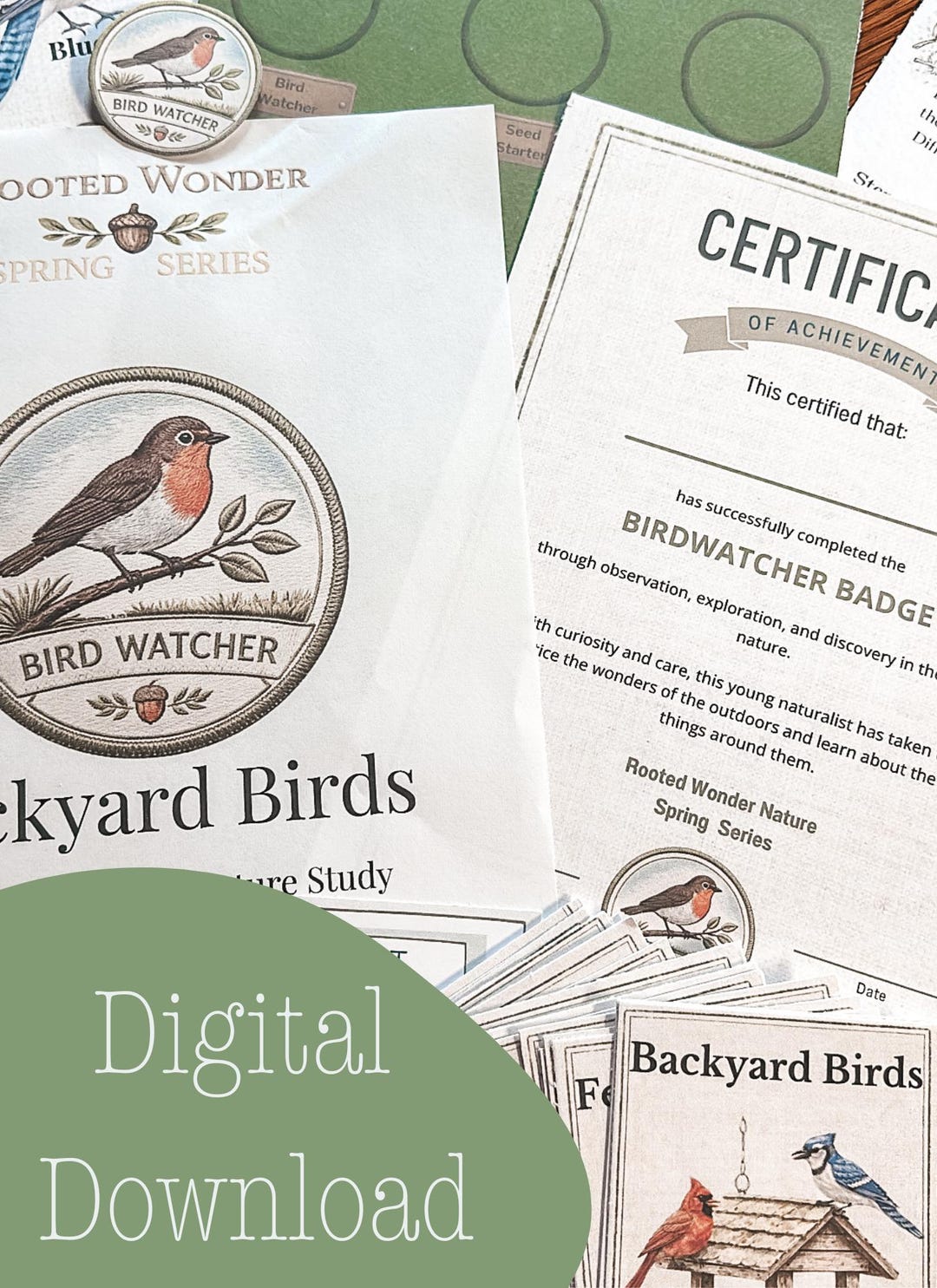 Bird Nature Study Unit for Kids | Homeschool Science Printable (digital ...