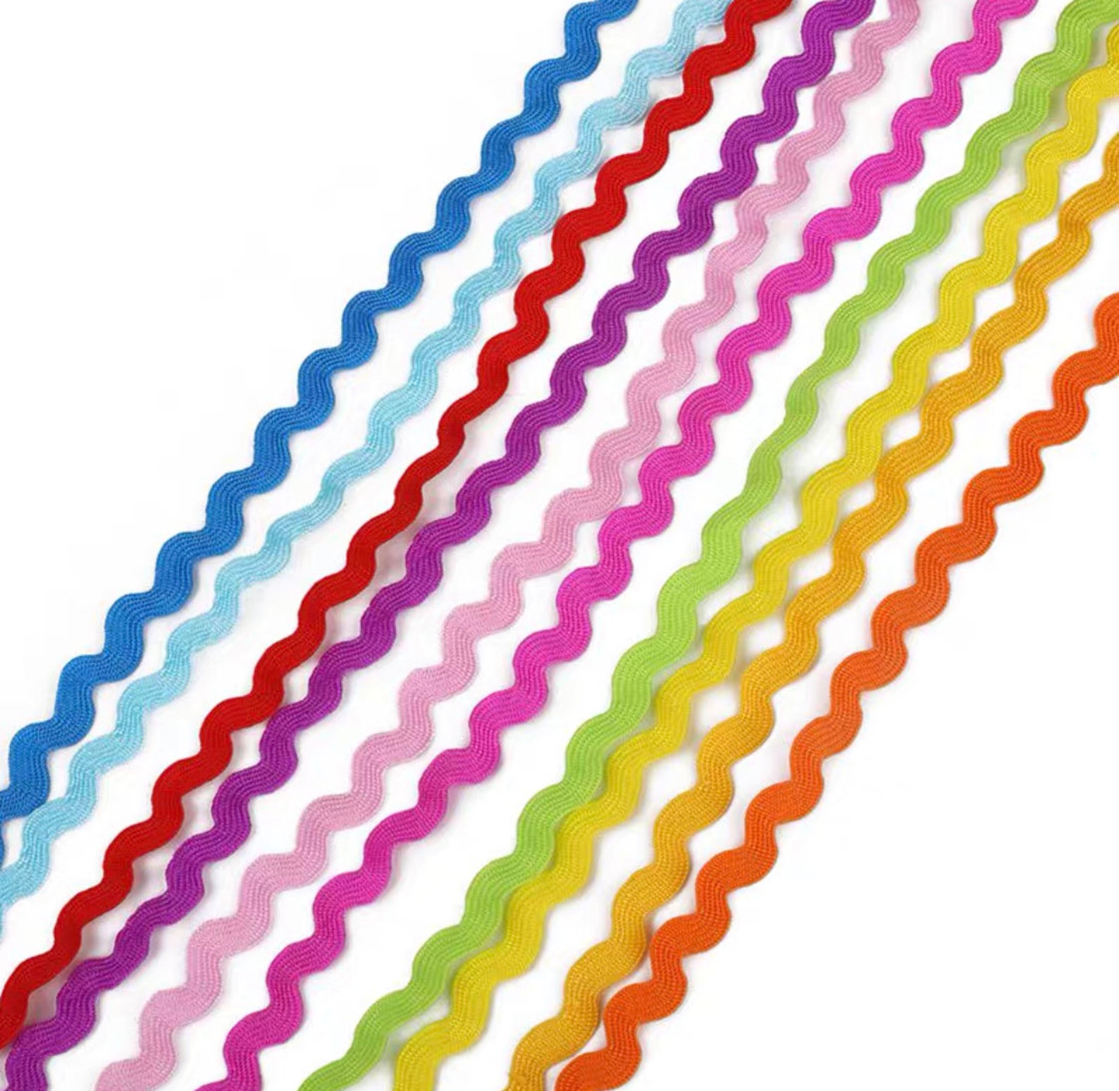 Ric Rac Trim 8mm Mini Ric Rac Trim Rick Rack , Zig Zag Ribbon , 10