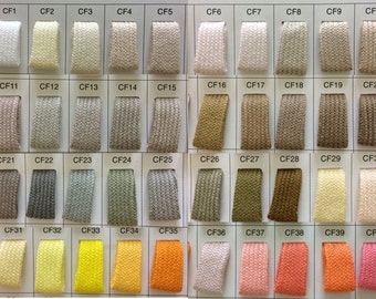 3 Yards of 11mm Cotton Flat String Cord ( 200 colours available for choose )