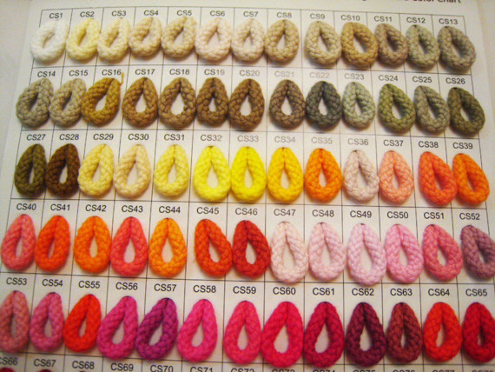 String Colors Small 5 Yards of 4mm Cotton String ( 200 Colours Available for Choose ) - Etsy
