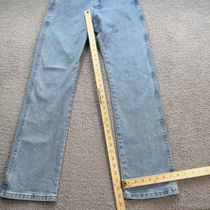Y2K Wrangler Light Wash Straight Leg Jeans Womens 28x34 Western Cowboy Denim image 4